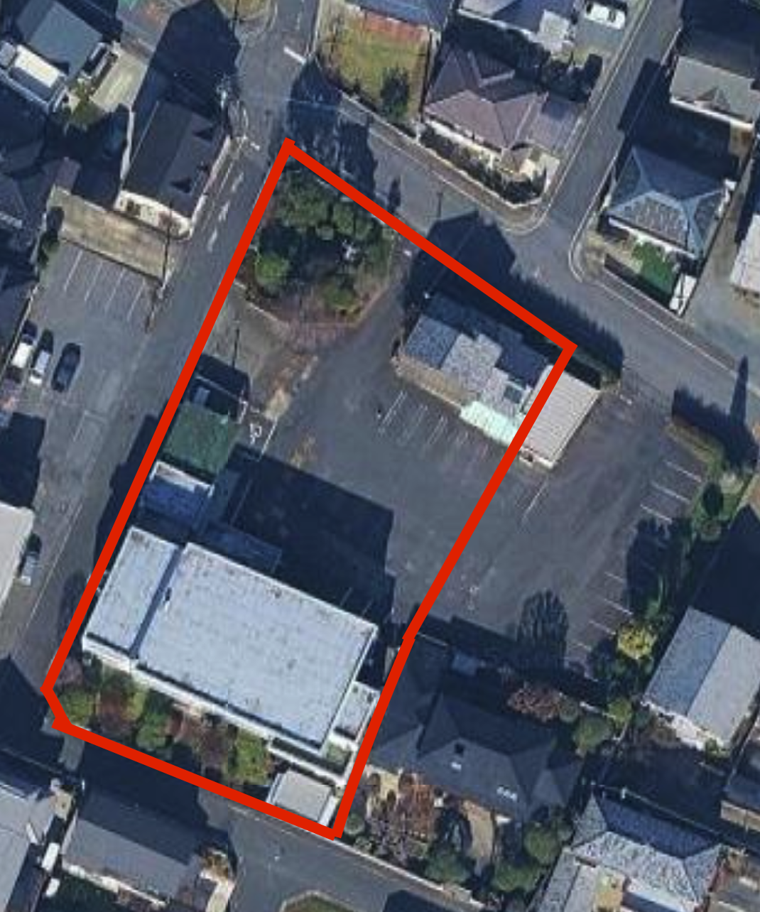 深谷市岡売病院跡地